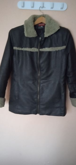 Дамско кожено яке L