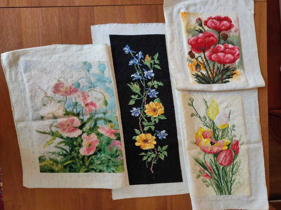 Гоблени с цветя: Макове, Японска роза, Лалета, Розови макове