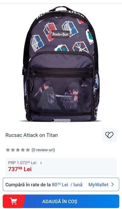 Rucsac Attack Nou redus maxim