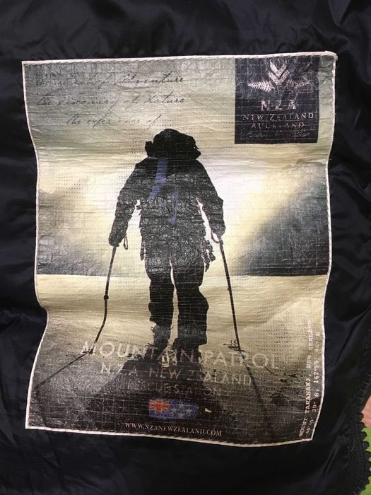 ''NZA New Zealand Auckland''оригинално мъжко пухено яке Л размер