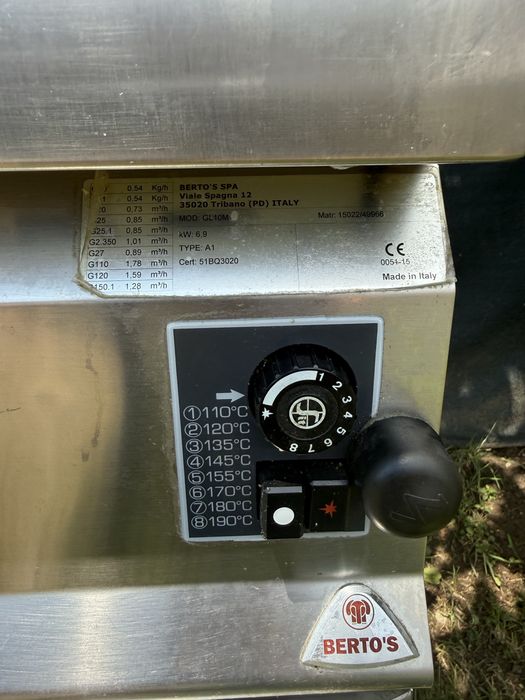 Friteuza gaz 20L Bertos