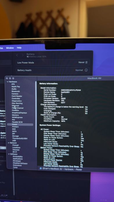 Macbook air M2 16gb 256gb