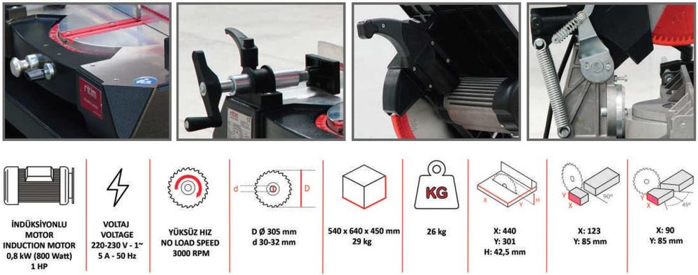 ПРОМОЦИЯ Циркуляр ATLANTIC AK305 + диск FREUD / Ozcelik / ЛИЗИНГ