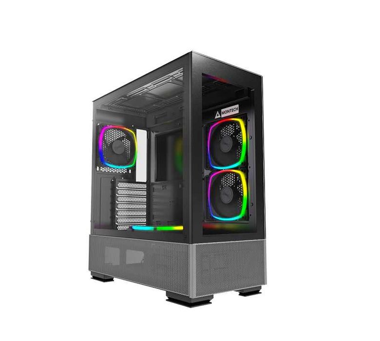 | Корпус Montech SKY TWO Black ATX Micro-ATX Mini-ITX