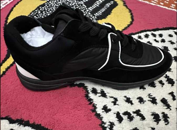 Chanel CC Logo Sneaker Black (Reflective)