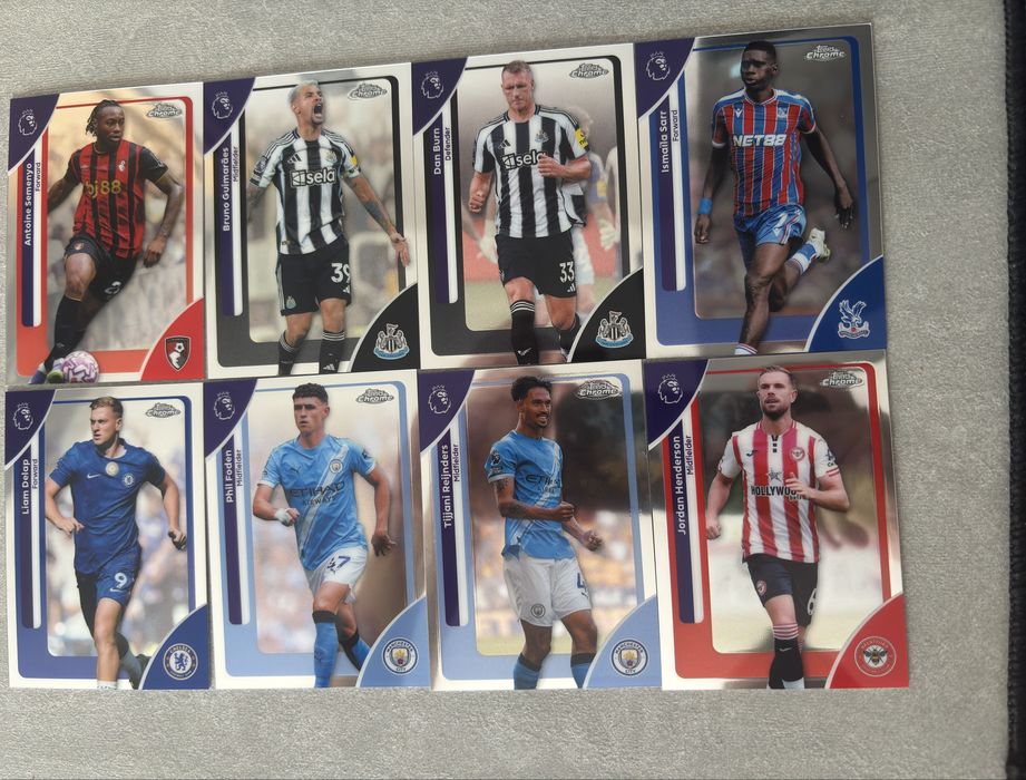 ПРОМО!Колекционерски Футболни карти Topps Chrome Premier League 25/26