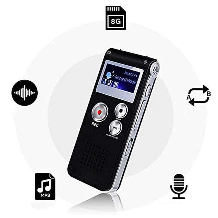 Reportofon profesional, 8GB, MP3, USB,nou