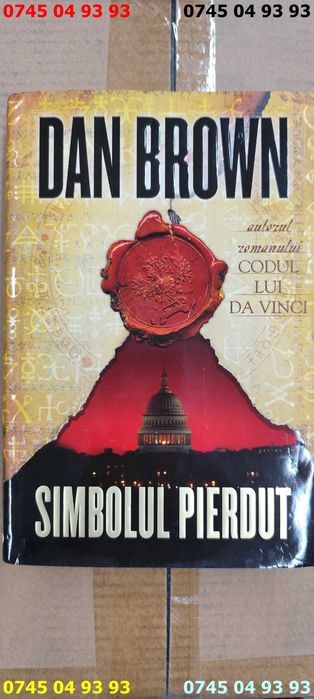carte carti DAN BROWN simbolul pierdut cartonata