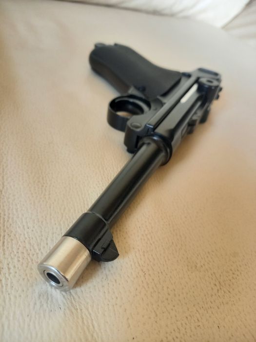 Vând pistol airsoft Luger P08 4 Jouli