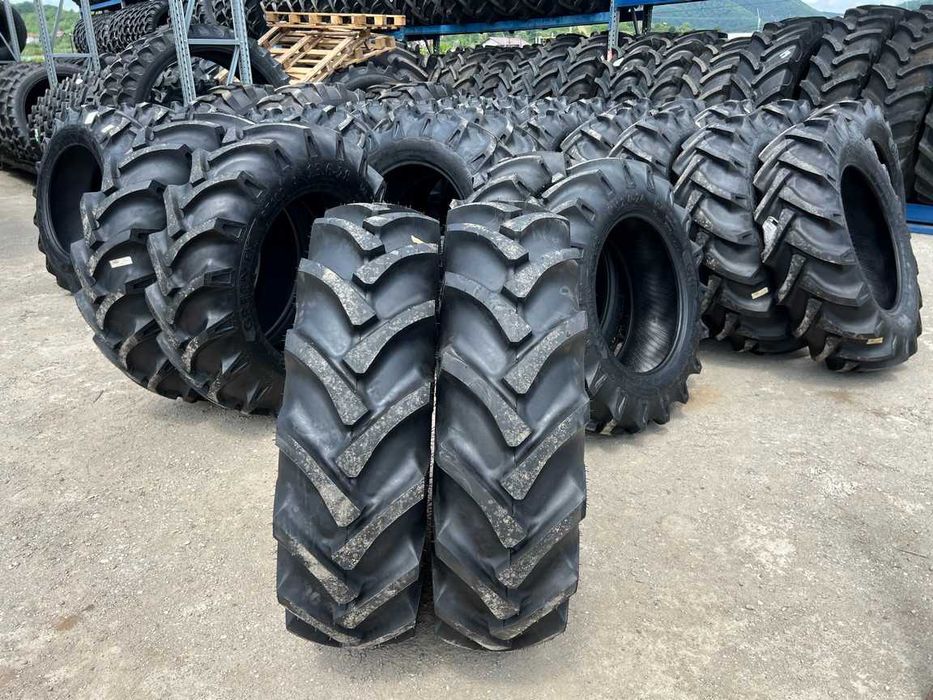 12.4-24 CU 12 PLIURI anvelope noi marca GRI pentru tractor fata