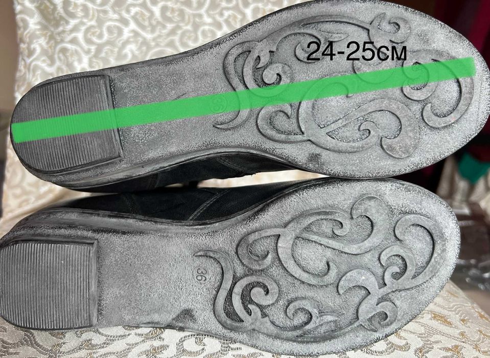 Зимни ботуши 36 размер. Нови. Естествена кожа.