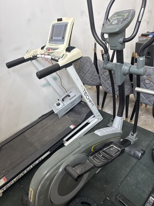 Vând sală fitness complet echipată pentru acasă, ideală pentru antrenamente full body (forță + cardio). Se poate vinde ca pachet sau separat.