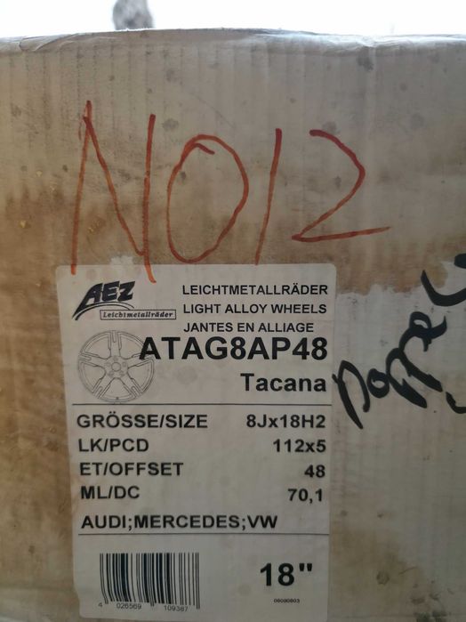 Jante Aliaj 5x112 18'' AUDI A3 A4 A5 A6 A7 A8 Q3 Q5 NOI ! JANTE NOI - SUPER PRET !!!