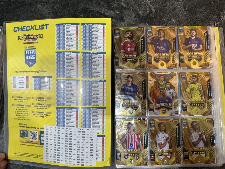 Set complet Fifa 365 Adrenalyn XL 2026