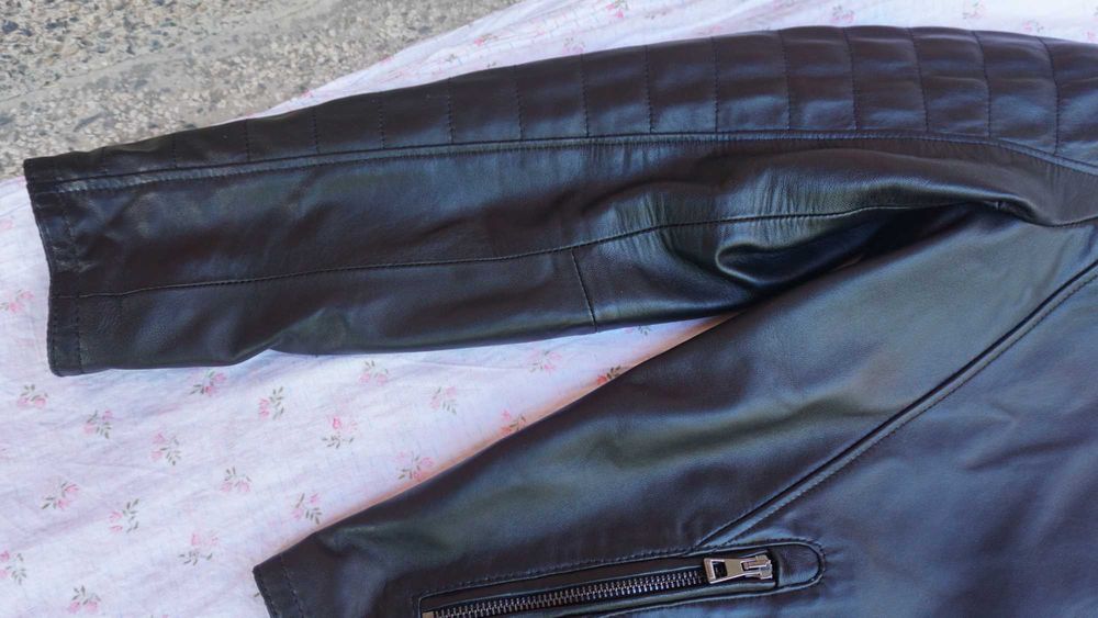 Кожено яке ново агнешка кожа