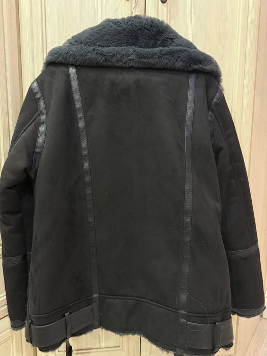 Дублёнка авиатор женская