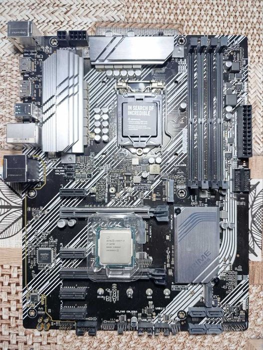 Продам комплект ASUS Z490 + i7 10700
