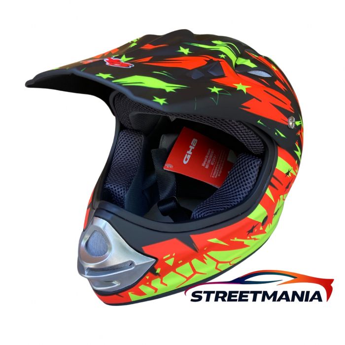 Нова Детска Кросова Каска М / каска Крос Мотор M