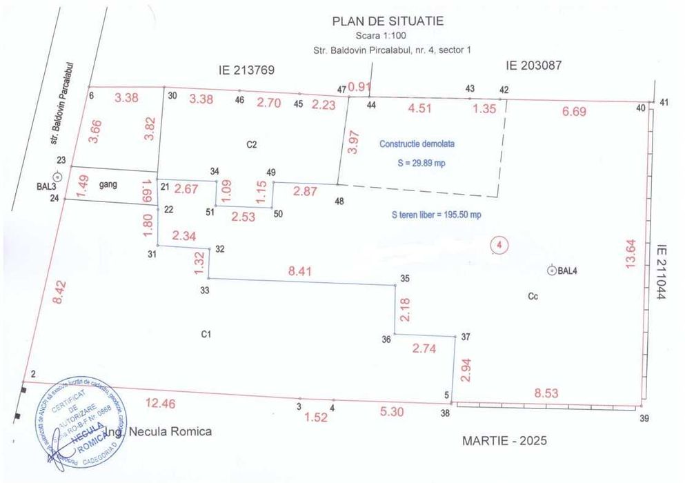 Casa de vanzare zona Gara de Nord / Baldovin Parcalabul (proprietar)