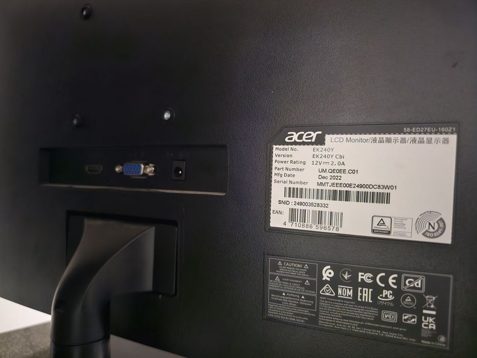 Монитор Acer EK240Y