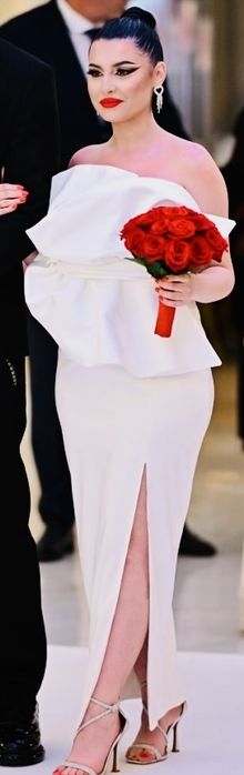 Rochie graviduță albă