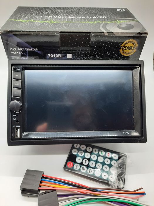 Player auto 2 DIN mirror link USB Sd Card rama
