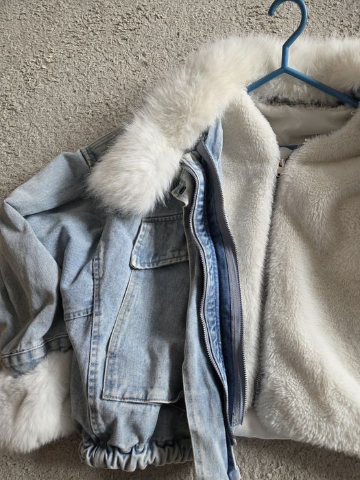 Дънково яке с косъм