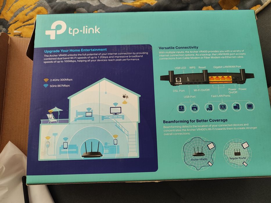 Роутер Tp-link ac1200 archer VR400
