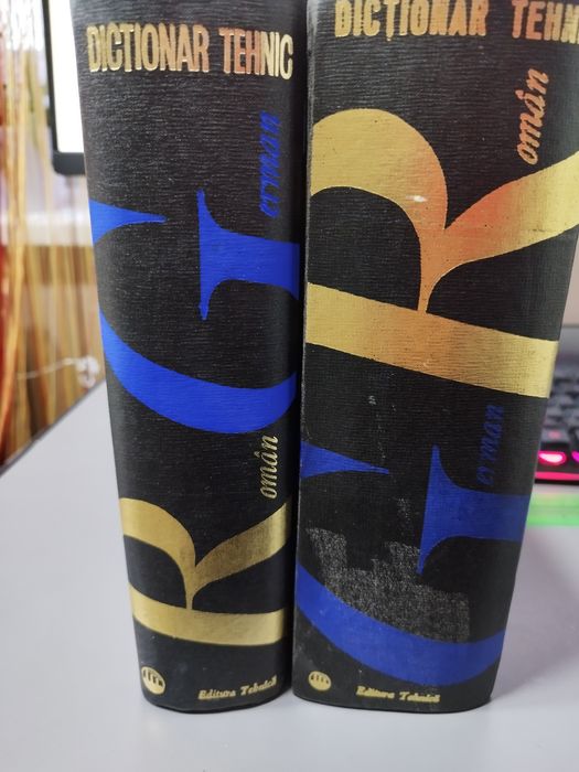 Set Dicționar Tehnic Roman German -German Roman 1966