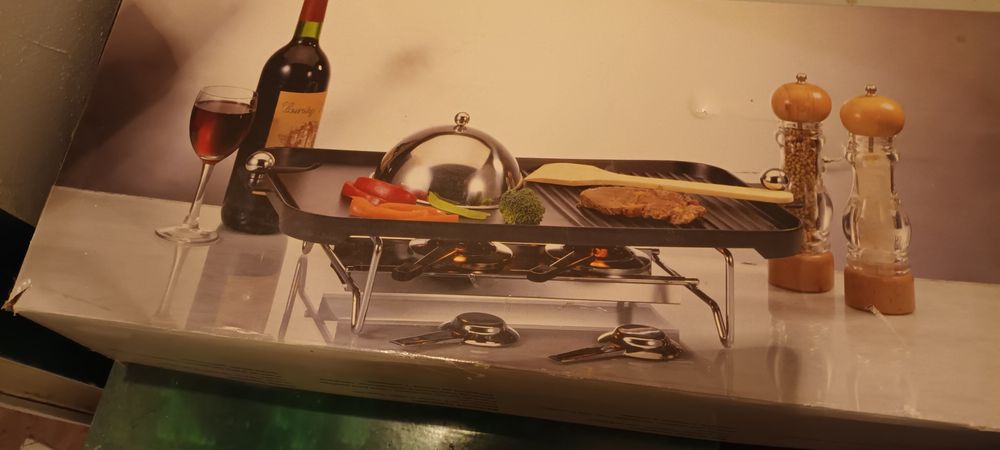 Grill la foc gaze nou nouț.