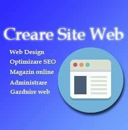 Creare siteuri web de prezentare  Magazin Online Web Design