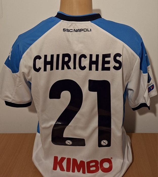 Tricou Vlad Chiriches Napoli de colectie cadou amintire autograf