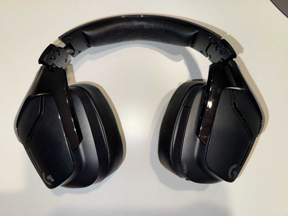 Casti gaming wireless Logitech G935 RGB Lightsync, surround 7.1, multiplatforma, Negru