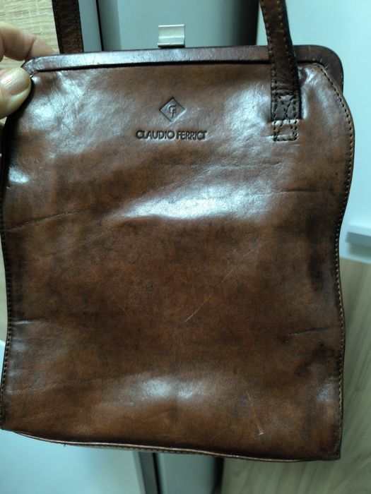 3 италиански естествена кожа чанти creazione alesandro  също il santi