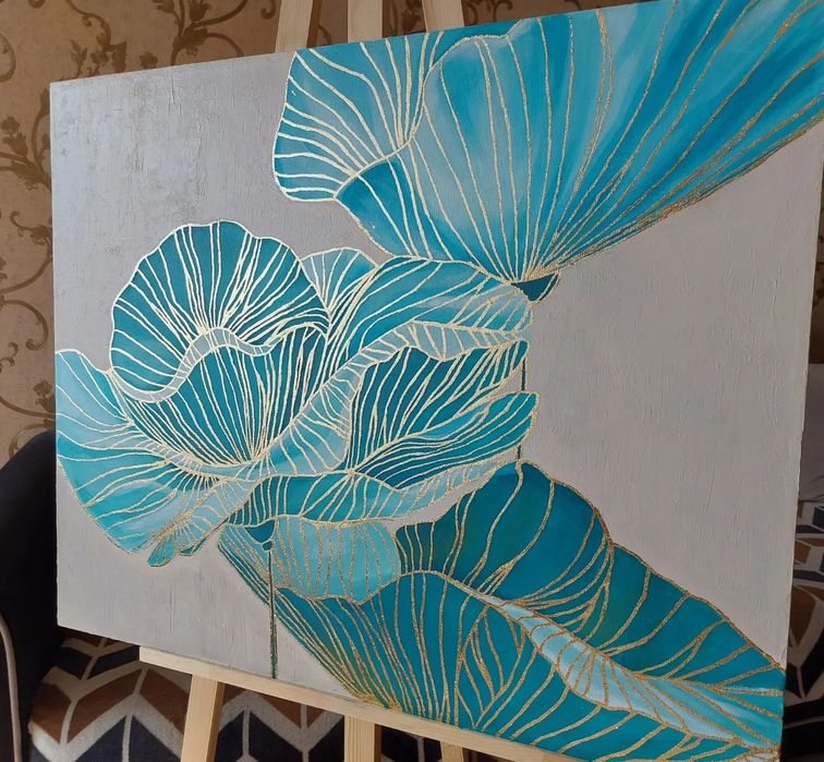 Интерьерная картина "Пионы"