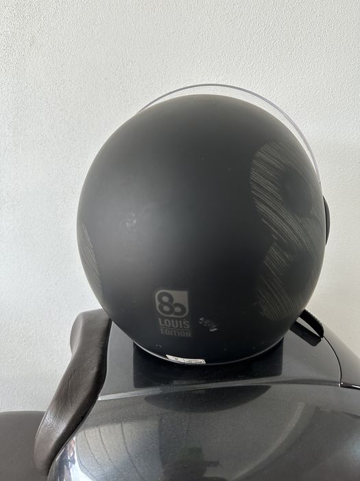 Casca moto alba si neagra!