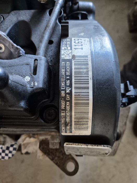 Motor vw golf 6 1.6tdi 105cp cu doar 263458 km rulați cod motor CAY