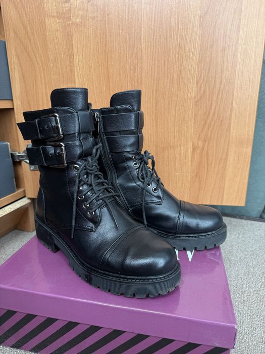 Кожаные ботинки весна/осень