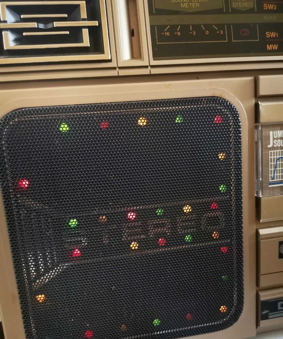 Radiocasetofon boombox NOVA RX-565DL Disco Light muzică de colecție