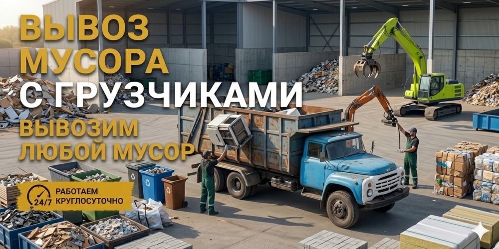 Вывоз мусора с грузчикамм