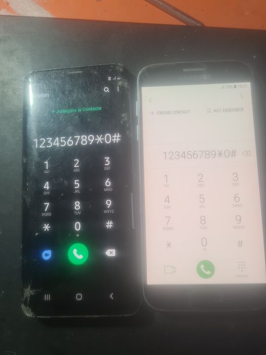 vand  2 telefoane  samsung s9  s7 display spart