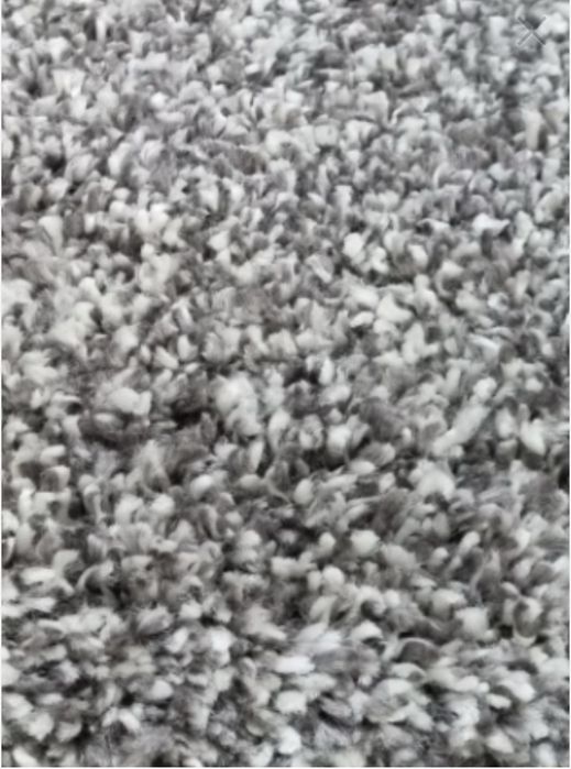 Covor shaggy cu fir gros/ lung gri 150/230 cm