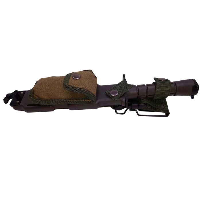 Cutit vanatoare IdeallStore®, Jungle Camo, 32.5 cm, teaca inclusa