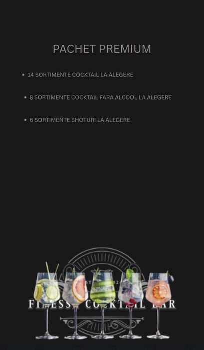 Cocktail Bar Evenimente / Tort Shoturi / Candy Bar