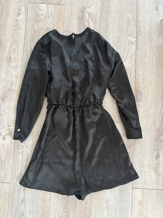 Розова и черна рокля XS