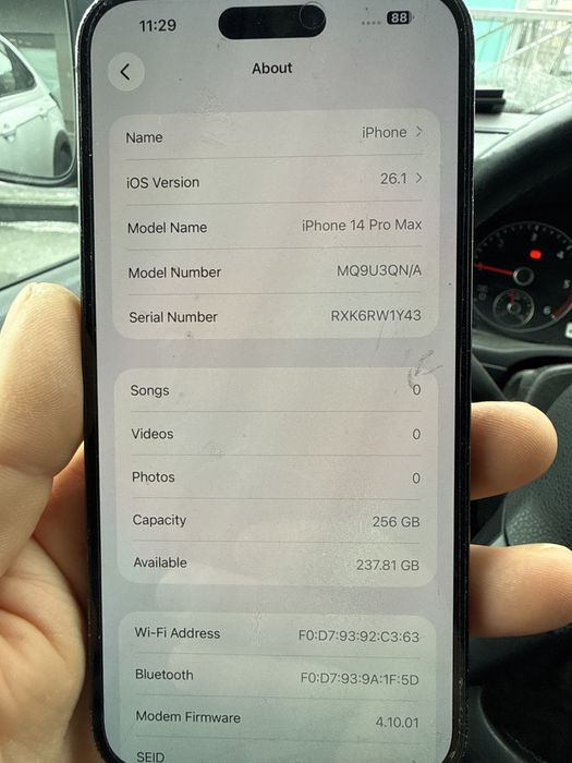 Iphone 14 pro max 256gb