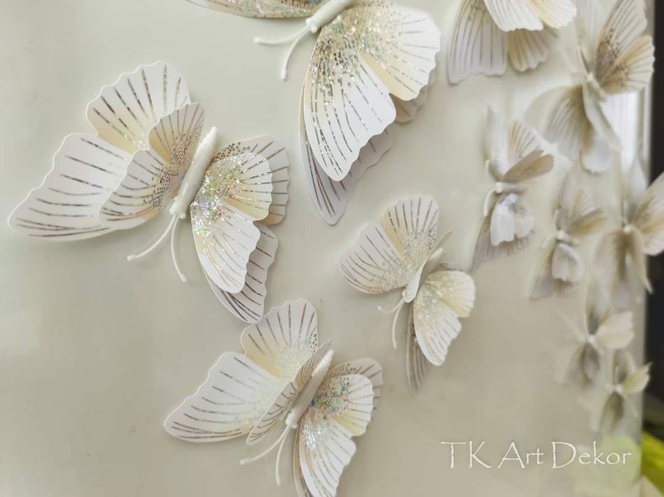 3D пеперуди за декорация