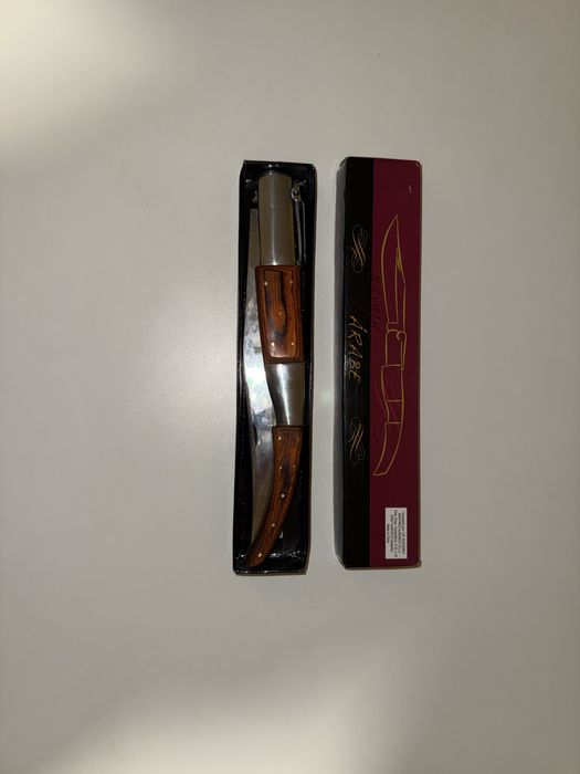 Briceag Spaniol Albainox Arabe cu Cricket mare 48 cm, model elegant, cu mâner din lemn + cutie inclusă