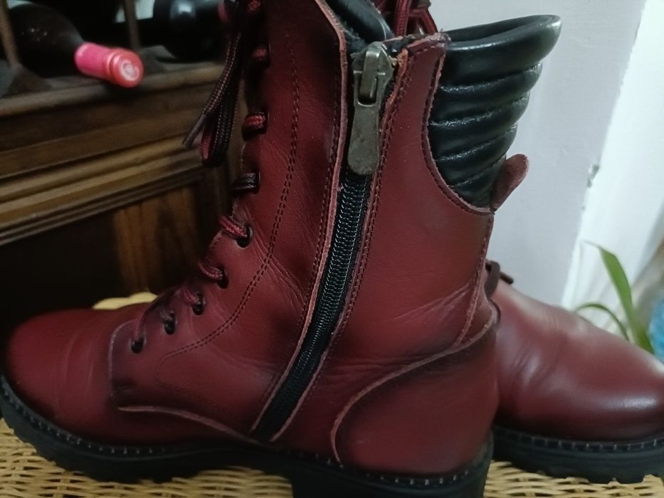 Дамски боти естествена кожа