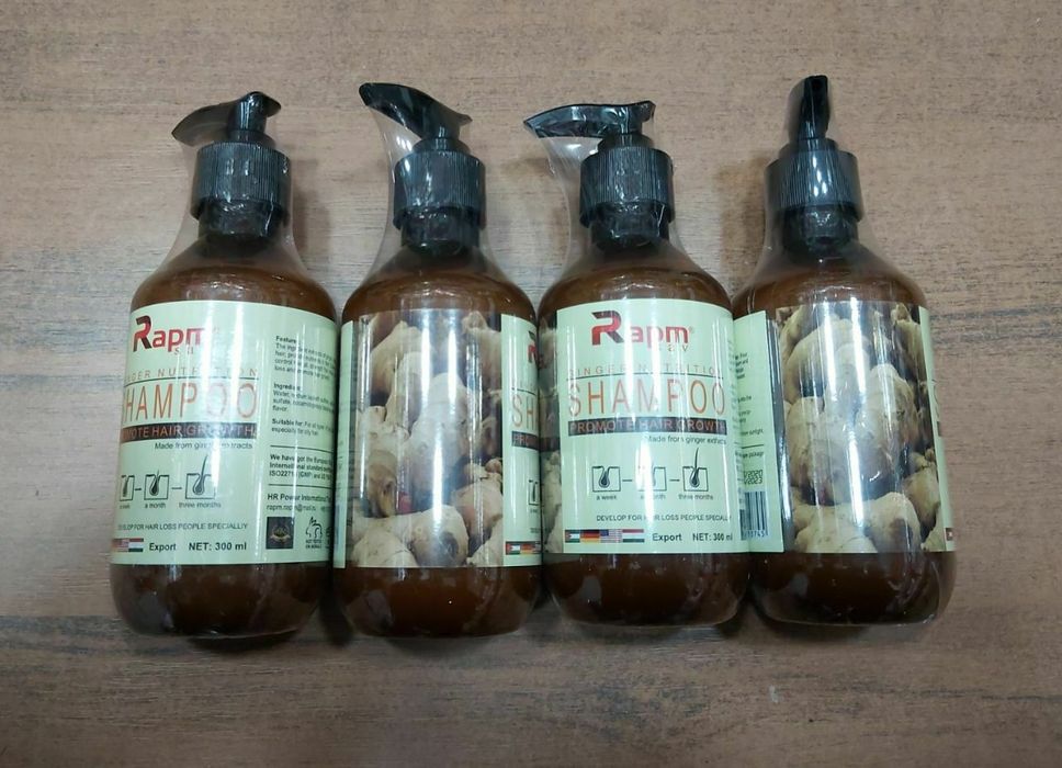 Рапм супер соч устирувчи ва окарган сочларни корайтирувчи шампунлари.